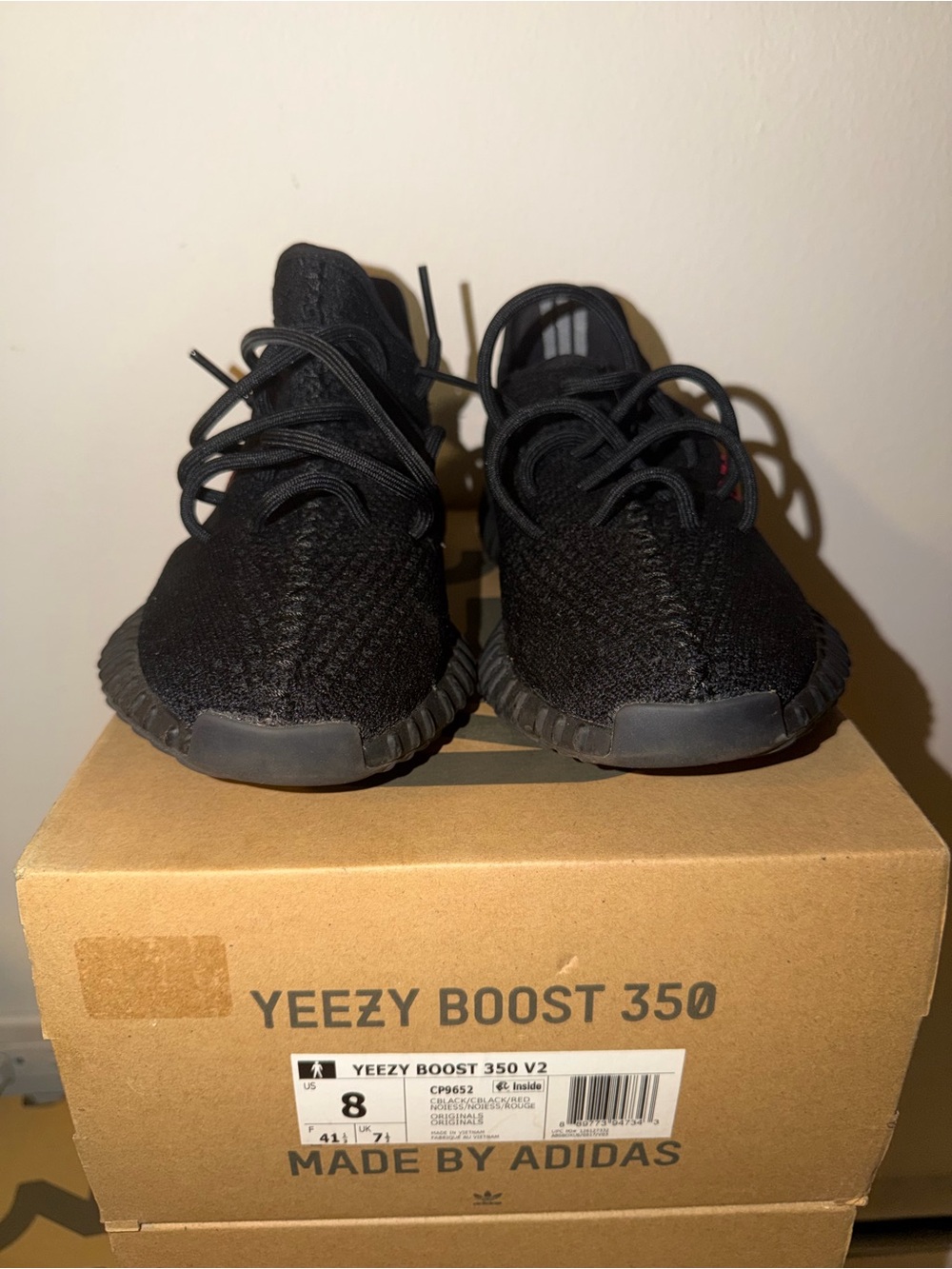 Mens yeezy 350 v2 “bred”